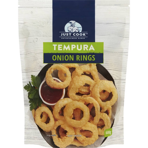 Just Cook Onion Rings 600g