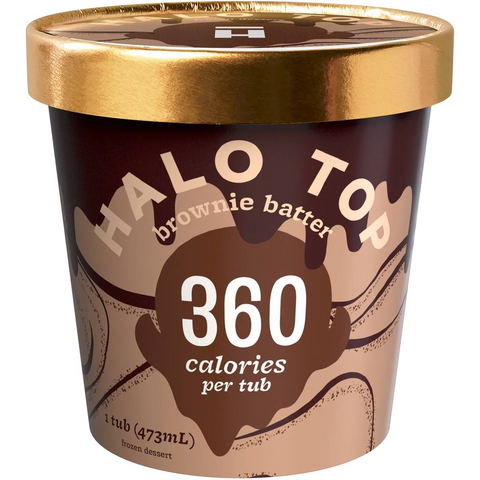 Halo Top Brownie Batter Tub 473ml