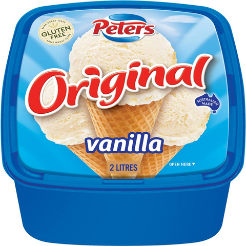 Peters Original Vanilla Ice Cream 2l