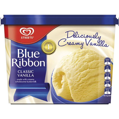 Streets Blue Ribbon Ice Cream 2l