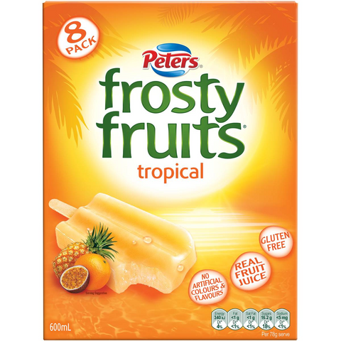 Peters Frosty Fruits Tropical 8 Pack