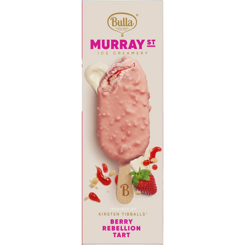 Bulla Murray St Ice Creams Berry Rebellion Tart 4 Pack