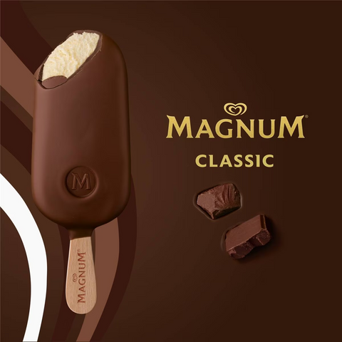 Magnum Classic Frozen Dessert Sticks 4 Pack