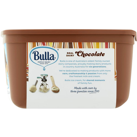 Bulla Real Dairy Chocolate Ice Cream 2l