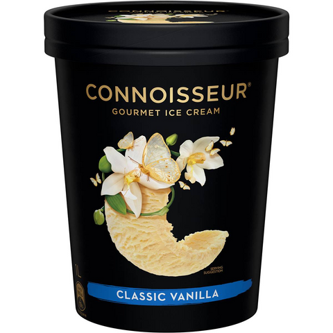 Connoisseur Ice Cream Classic Vanilla Tub 1l