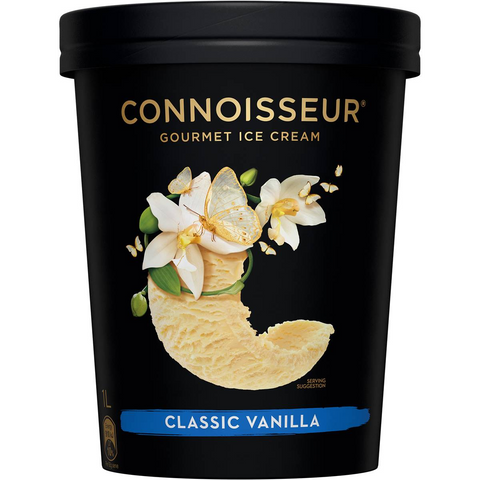 Connoisseur Ice Cream Classic Vanilla Tub 1l