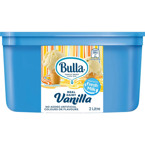 Bulla Vanilla Ice Cream 2l