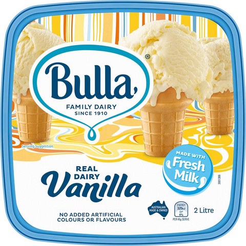 Bulla Vanilla Ice Cream 2l