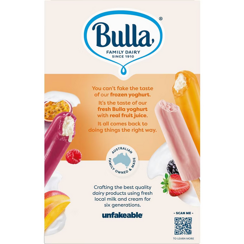 Bulla Mini Frozen Yoghurt Assorted Flavours 14 Pack