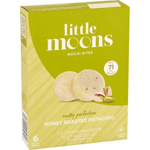 Little Moons Honey Roasted Pistachio Mochi Bites 6 Pack