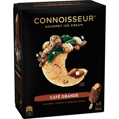 Connoisseur Café Grande Ice Creams 4 Pack