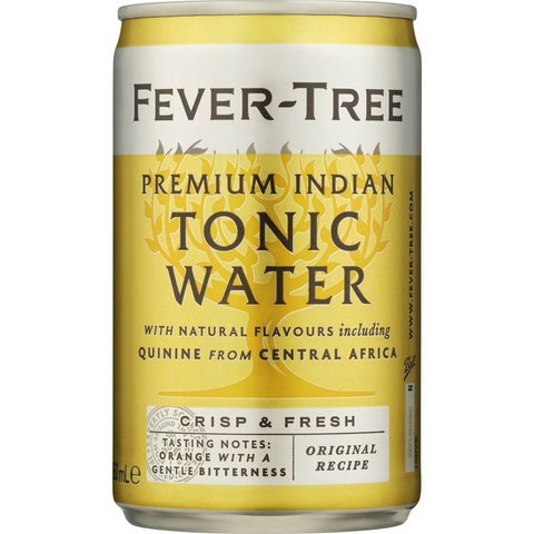 Fever-tree Indian Tonic Water Cans 150ml X8 Pack