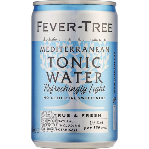 Fever-tree Mediterranean Light Tonic Water 8 X 150ml