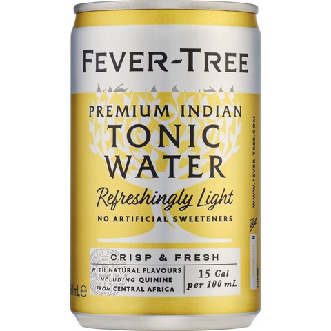 Fever-tree Refreshingly Light Indian Tonic Water 150ml X 8 Pack