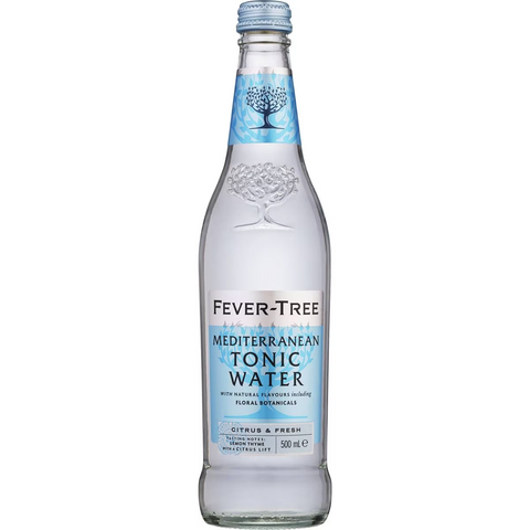 Fever-tree Meditteranean Tonic Water Bottles 500ml