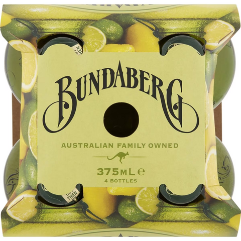 Bundaberg Lemon Lime & Bitters 375ml X4 Pack