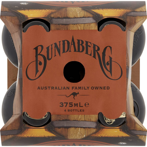 Bundaberg Sarsaparilla 375ml X4 Pack