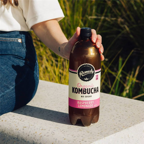 Remedy Organic Kombucha Raspberry Lemonade 1.25l