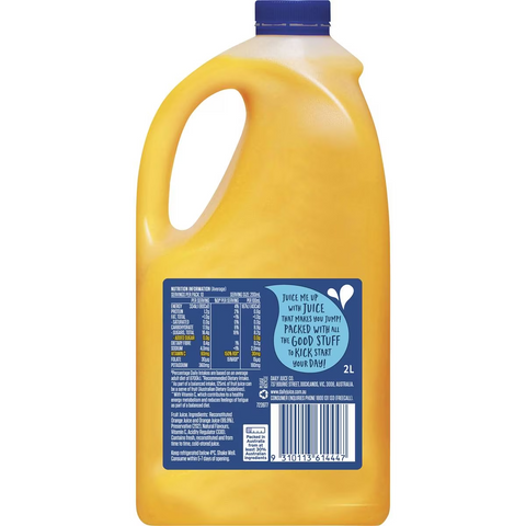 Daily Juice Co Pulp Free Orange Juice 2l