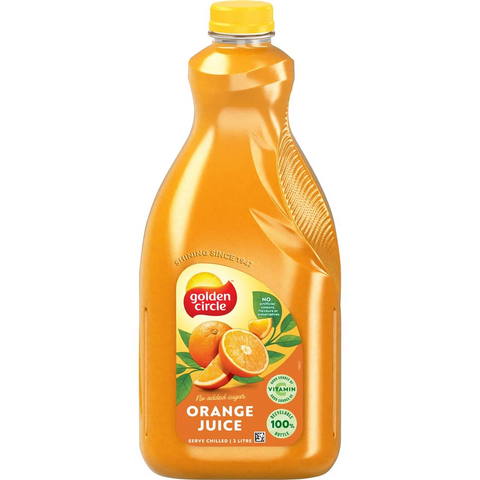 Golden Circle Orange Juice No Added Sugar Fruit Juices Oj 2l