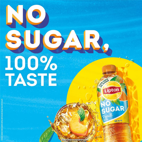 Lipton Ice Tea No Sugar Peach Tea Iced Tea Bottle 1.5l