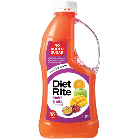 Diet Rite Multi Fruits Cordial 1l