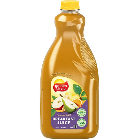 Golden Circle Breakfast Juice No Added Sugar Pineapple Fruit Juice 2l