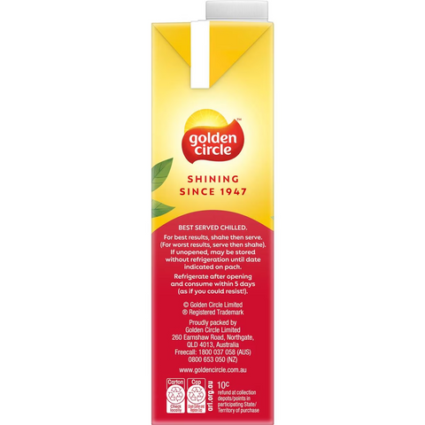 Golden Circle Drinks Apple Splash Fruit Drink 1l