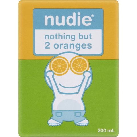 Nudie Nothing But 2 Oranges Juice 200ml