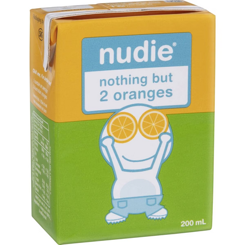 Nudie Nothing But 2 Oranges Juice 200ml