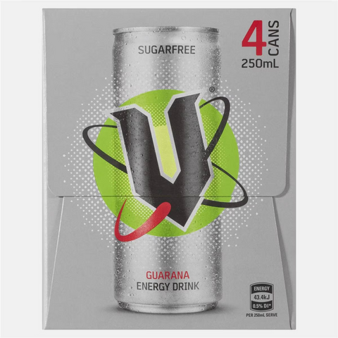 V Energy Sugar Free 250mlx 4