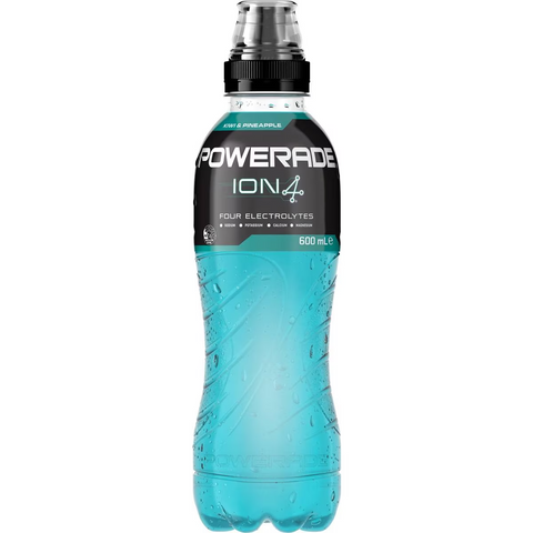 Powerade Flo Cap Ion 4 Kiwi & Pineapple Bottle 600ml