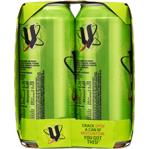 V Energy Drink 500ml X4 Pack