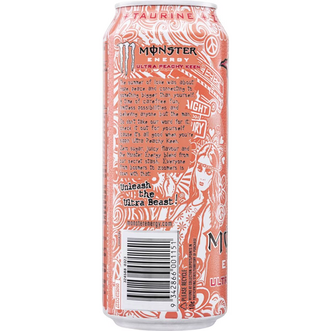 Monster Ultra Peachy Keen Energy Drink 500ml