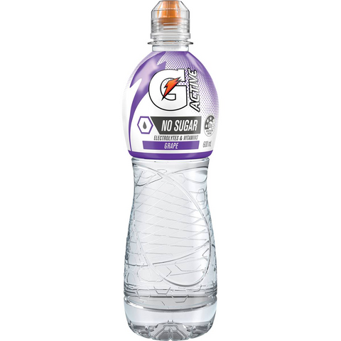 Gatorade G Active Sports Drinks Grape Water Electrolytes & Vitamins