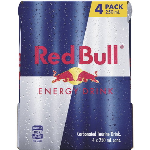 Red Bull Energy Drink 4x250ml