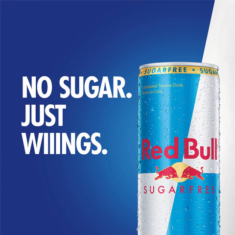 Red Bull Energy Drink Sugar Free 4x250ml