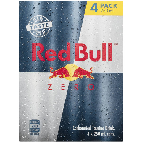 Red Bull Energy Drink Zero 4x250ml