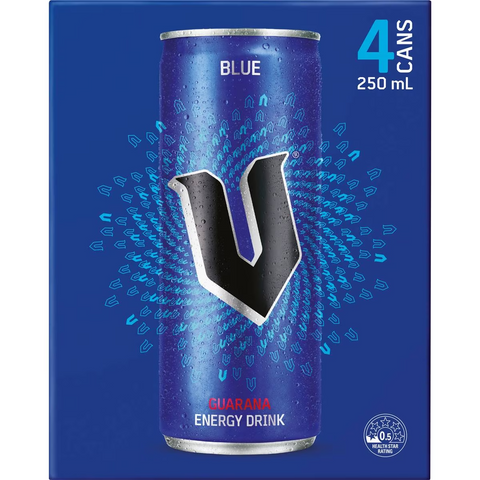 V Energy Blue 250mlx 4