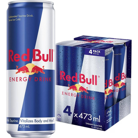 Red Bull Energy Drink 473ml X4 Pack