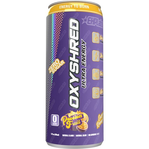 Oxyshred Ultra Energy Zero Sugar Passionfruit Can 355ml