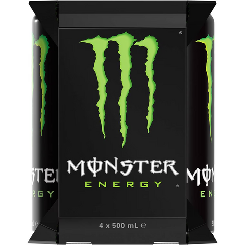 Monster Energy Green Multipack Cans 500ml X4 Pack