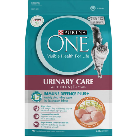 Purina One Urinary Care With Chicken 1+ Years Dry Cat Food 2.8kg