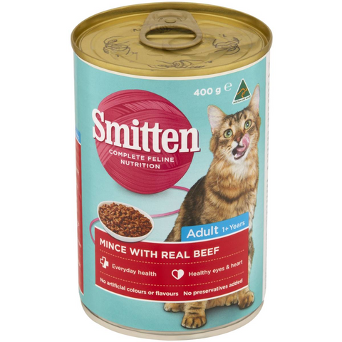 Smitten Cat Food Mince Beef 400g