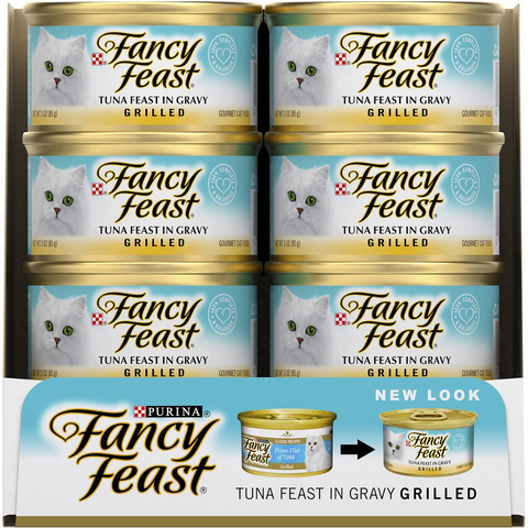 Fancy Feast Adult Classic Tuna Feast In Gravy Grilled Wet Cat Food 85g