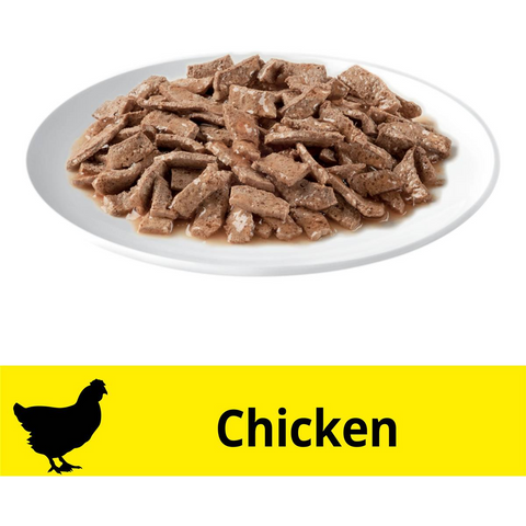 Dine Slices With Succulent Chicken Wet Cat Food Tray 85g