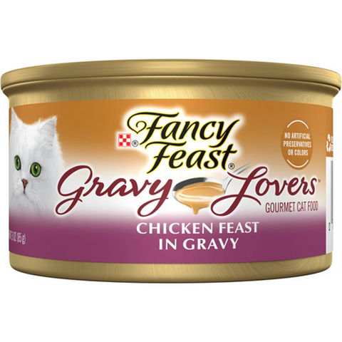 Fancy Feast Cat Food Gravy Lovers Chicken 85g