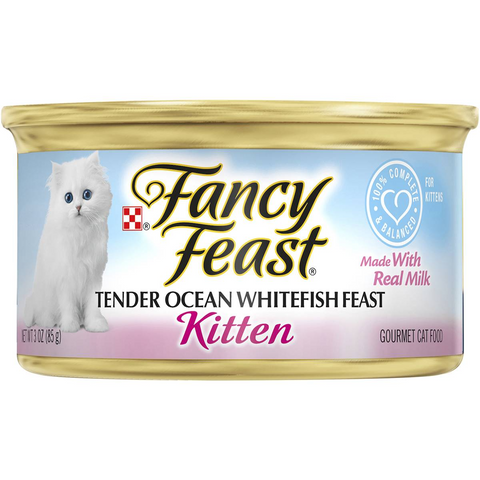 Fancy Feast Kitten Classic Tender Ocean Whitefish Wet Cat Food 85g