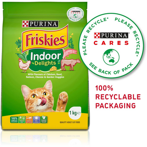 Friskies Adult Indoor Delights Dry Cat Food 1kg Tomen Supermarket