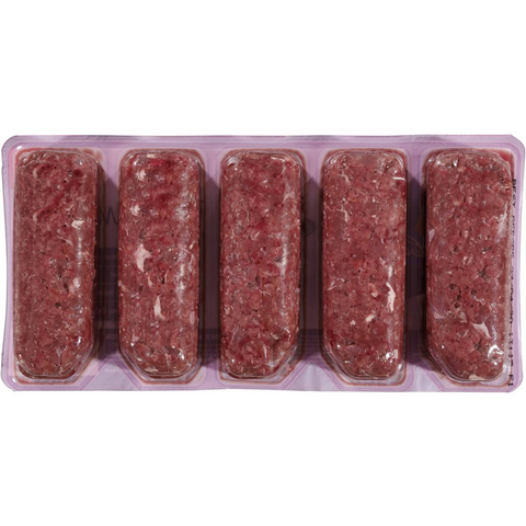 Fussy Cat Grain Free Adult Chilled Fresh Cat Food Prime Steak Mince 90g X5